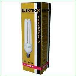 Energiesparlampe Elektrox 125 W, Blüte