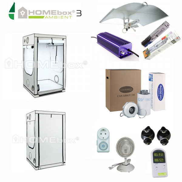 HOMEBOX AMBIENT Q120 Komplettset 600 Watt Extrem, Adjust A Wing, Lumatek