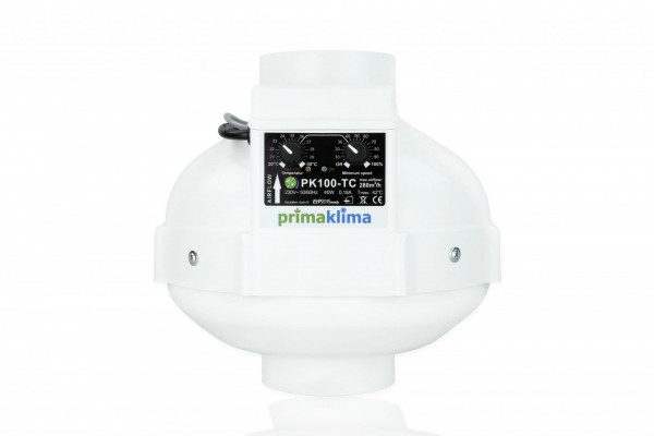 Prima Klima Fan 100, 280m³/h Temp Controlled