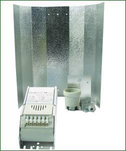 ETI System 250 W, ohne Leuchtmittel, kl. Hammerschlagreflektor