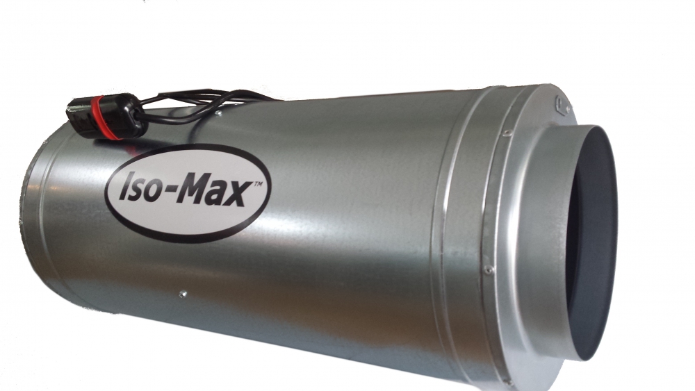 Can-Fan IsoMax schallisolierter Rohrventilator 410m³ 870m³  3-stufig 