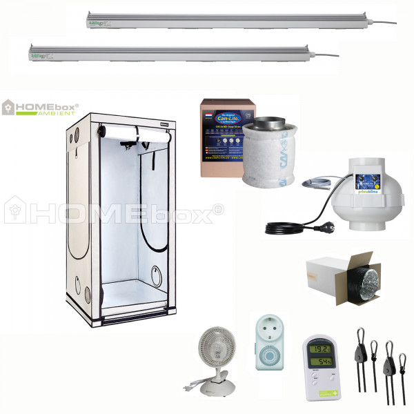 Homebox Ambient Q100 Komplettset, LED Sanlight 2 x 140 Watt
