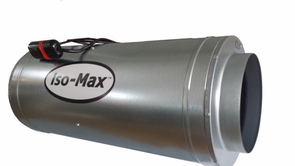 ISO-MAX Rohrventilator 870 m3/h, 200 mm, 3 Stufen