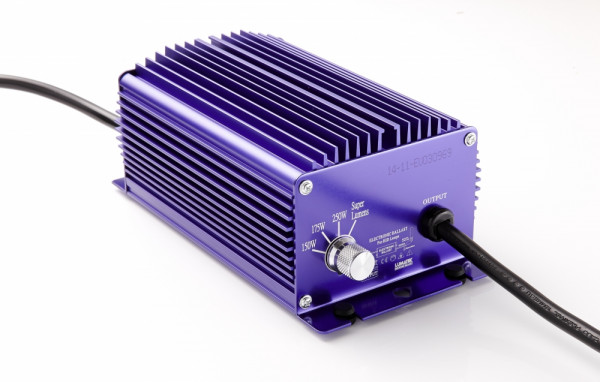 Lumatek 250 W Vorschaltgerät original, schaltbar, elektronisch, für HPS u. MH Leuchtmittel