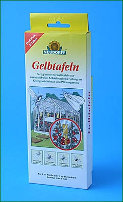 Gelbtafeln 7,5 x 20 cm/ 21 Stk. Packung