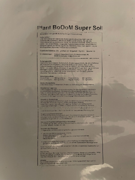 Living Soil Plant Boom Super Soil 50 Liter