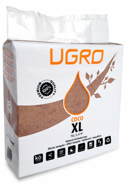 U-Gro XL, Anzuchtblock ergibt 70 Liter Kokoserde