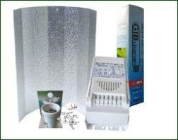 ETI System 250 W,GIB Lighting Growth Spectre 250 W, kl. Hammerschlagreflektor