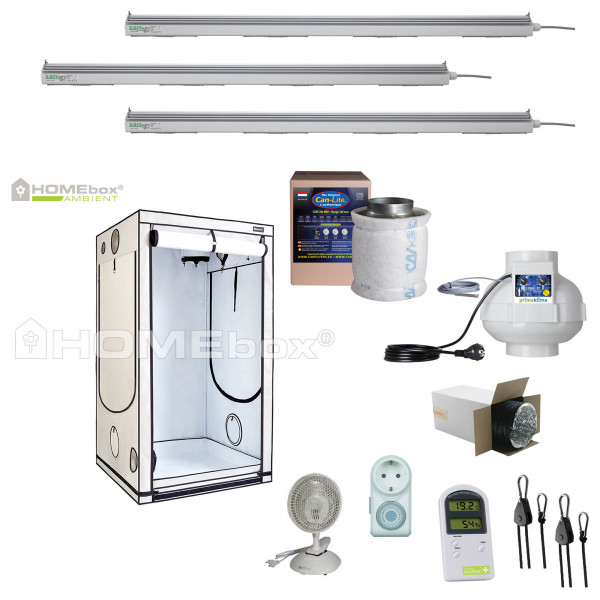Homebox Ambient Q120 Komplettset, LED Sanlight 3 x 140 Watt