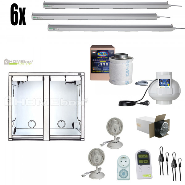 Homebox Ambient R240 Komplettset, LED Sanlight 6 x 140 Watt