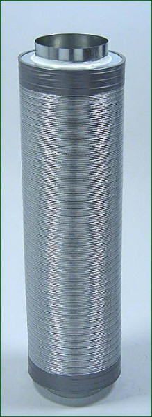 Telefonieschalldämpfer ø 160 mm , Länge 75 cm