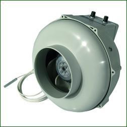 Prima Klima Rohrlüfter 125mm - 400m³/h mit Temperaturregler