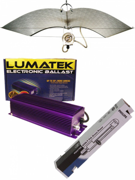 Lumatek EVSG - Adjust a Wing - Osram 400 Watt Deluxe Komplett Set